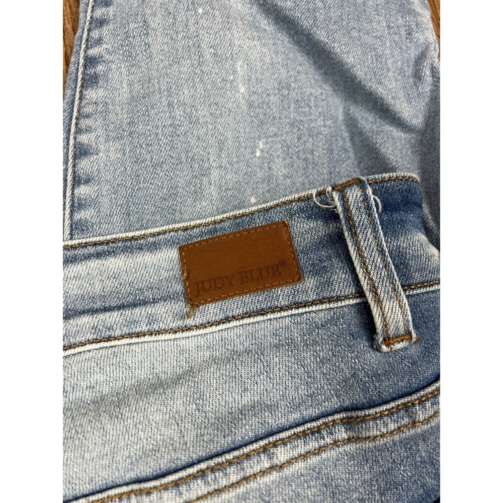 Judy Blue Light Blue High Rise Ripped Jeans - Picture 6 of 6